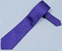 Hugo Boss Tie ~ Purple with Subtle Stripes and Sma