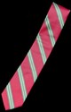 Brooks Brothers Tie ~ Deep Pink with Green and Cre