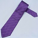 Giorgio Armani Tie~ Rich Purple with Multi-Colored