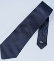 Giorgio Armani Tie~ Emporio Armani~ Black with Sma