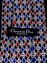 Christian Dior Tie- Black with Red, White and Blue