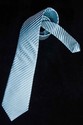 Bruno Piatteli Tie~ Light Blue with Textured White