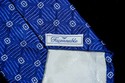 Faconnable Tie ~ Blue with White Designs~Made in F