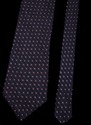 Donna Karen Tie~ Black with Small Gold Dots