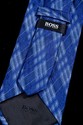 Hugo Boss Tie ~ Blue with Diagonal Designs