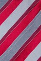 Giorgio Armani Tie~ Red White and Gray Stripes