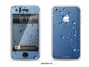 Cool Blue Decal Skin Sticker for iphone 3G/3GS 8/1