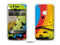 Coloful cover Sticker Skin for iphone 3G 8GB 16GB 