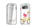 Cute Girl Decal Sticker Cover Case For Nokia N97 p