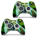 Hot 2pcs vinly decal cover Sticker Skin For Xbox 3