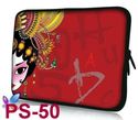 17"~17.4" Chinese Beijing Opera Neoprene Sleeve Ne