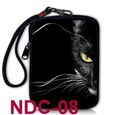 Black Cat Face UNIVERSAL Digital Camera Case Bag P