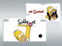 The SIMPSONS 4pcs vinly decal Skin Sticker Cover f