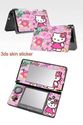 Cute KITTY 4 peices Sticker Skin for Nintendo 3DS 