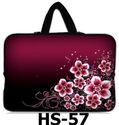 Flowers Soft case protector Zipper sleeve bag 4 Ap