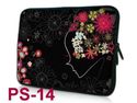 Flower and girl fashion 17.4" 17.3" Laptop Sleeve 