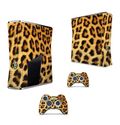 Leopard Print Skin Sticker Cover For XBOX 360 Slim