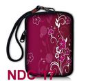 Flower Neoprene Digital Camera Case Bag Phone MP3 