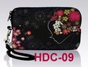 Lady Flower Digital Camera Bag DC Case Pouch With 