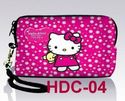 Cute Pink Digital Camera Bag Case Cover Pouch Fr N