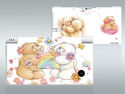 Bear vinly decal cover Sticker Skin for Nintendo N