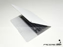 White Carbon Fiber Cover Skin Sticker 4 MacBook Pr