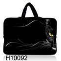 Black Cat 14" 14.1" Laptop Neoprene carry Sleeve h