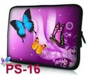 17"17.4" 17.3"Purple Butterfly Laptop Sleeve Neopr