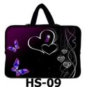 13" 13.3" Purple Buttrerfly Laptop Sleeve Carrying