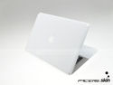 White Carbon Fiber Cover Skin Sticker 4 MacBook Pr