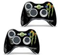 Hot 2pcs vinly decal cover Sticker Skin For Xbox 3