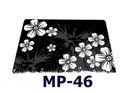 White Flower Computer PC Slim Anti-slip Mouse Pad 