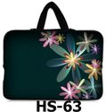 15" 15.4" 15.6" Flowers Laptop Neoprene Sleeve Bag