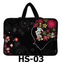 Lady Flower 10" 10.1" Neoprene Case Laptop Netbook