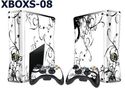 BLACK FLOWER vinly decal Skin Sticker For Xbox 360