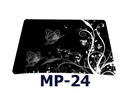 White Butterfly Computer PC Optical Mouse Pad Mous