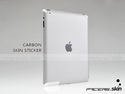 Silver Carbon Fibre Decal Sticker Skin Protector F