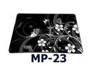 White Flower with Butterfly Optical Mouse Pad Mous