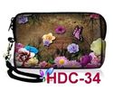 Neoprene Flower Digital Camera Carry Case Bag W/ S