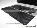 Black Carbon Fiber Sticker Skin Cover F Macbook Pr