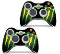 Hot 2pcs vinly decal cover Sticker Skin For Xbox 3