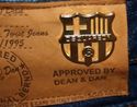 DSQUARED MENS F.C BARCELONA GOLD EDITION JEANS 201