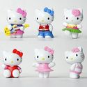 HELLO KITTY COLLECTION MINI 6 SET FIGURE TOY LOOSE