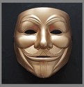 Cosplay Champagne Gold V for Vendetta Movie Adult 