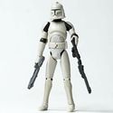 1x STAR WARS LEGENDS AOTC CLONE TROOPER & GUN FIGU