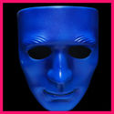 Cosplay New Full Face Plastic Plain Hip-hop Mask f