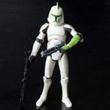 1* STAR WARS LEGEND AOTC CLONE TROOPER GUN FIGURE 