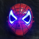 Cosplay Spider Man Mask Light Up LED kid/Adult Cos