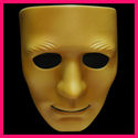 Cosplay New Full Face Plastic Plain Hip-hop Mask f