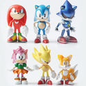 SONIC THE HEDGEHOG CLASSIC 6 MINI FIGURE SET